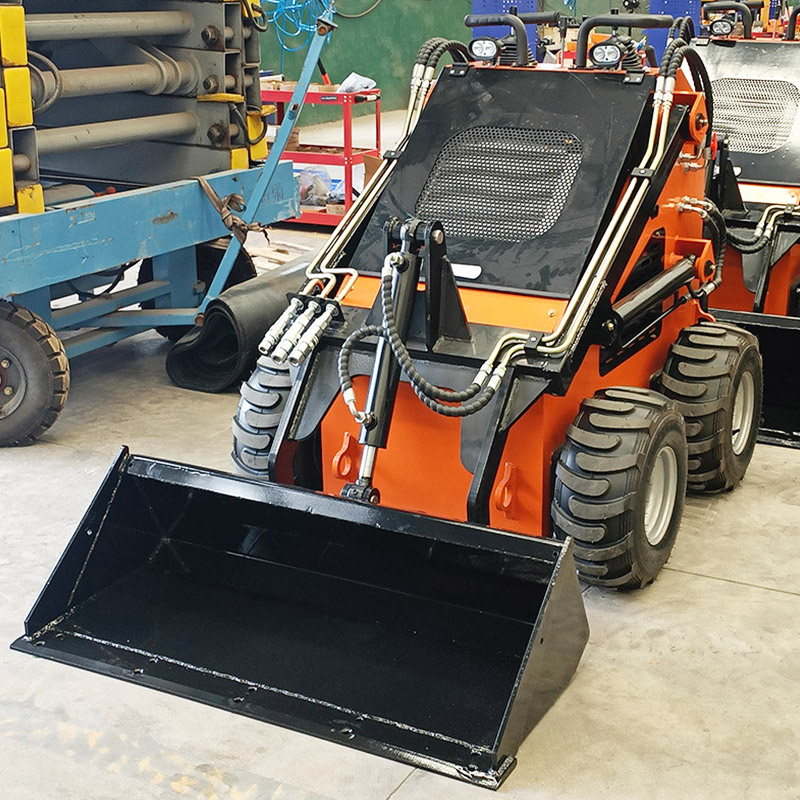 Mini Skid Steer Loader Dengan Enjin Diesel untuk Dijual