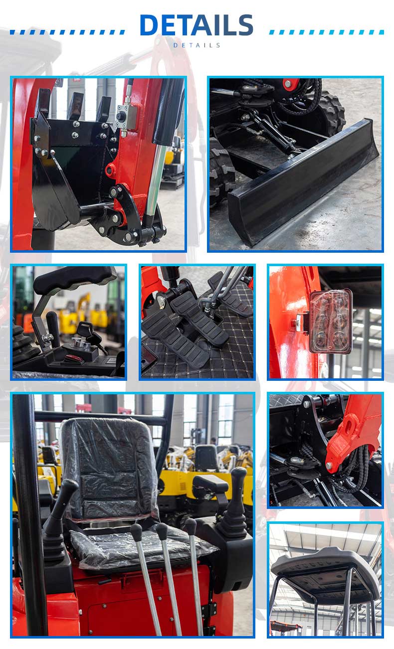 CNM-16 CE/EPA Mini Hydraulic Excavator small digger machine with Kubota engine