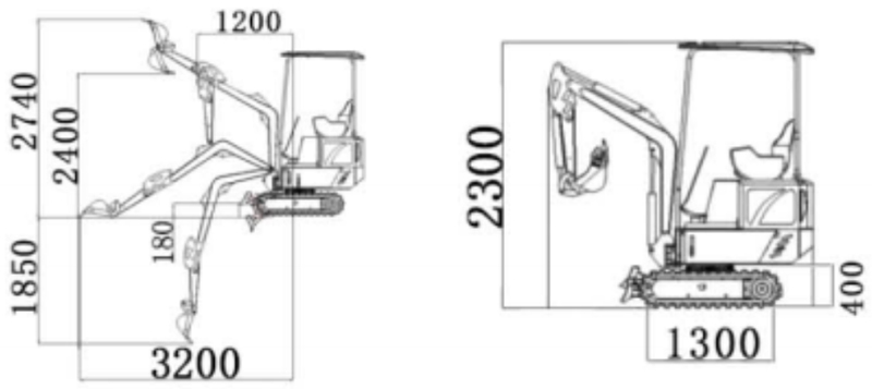 CNM-18 Mini Excavators 1.8 Ton