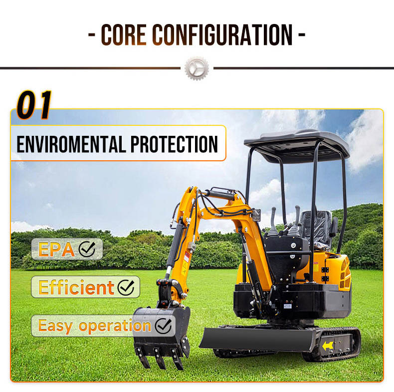 Wholesale Micro Compact Mini Excavator 1.3ton