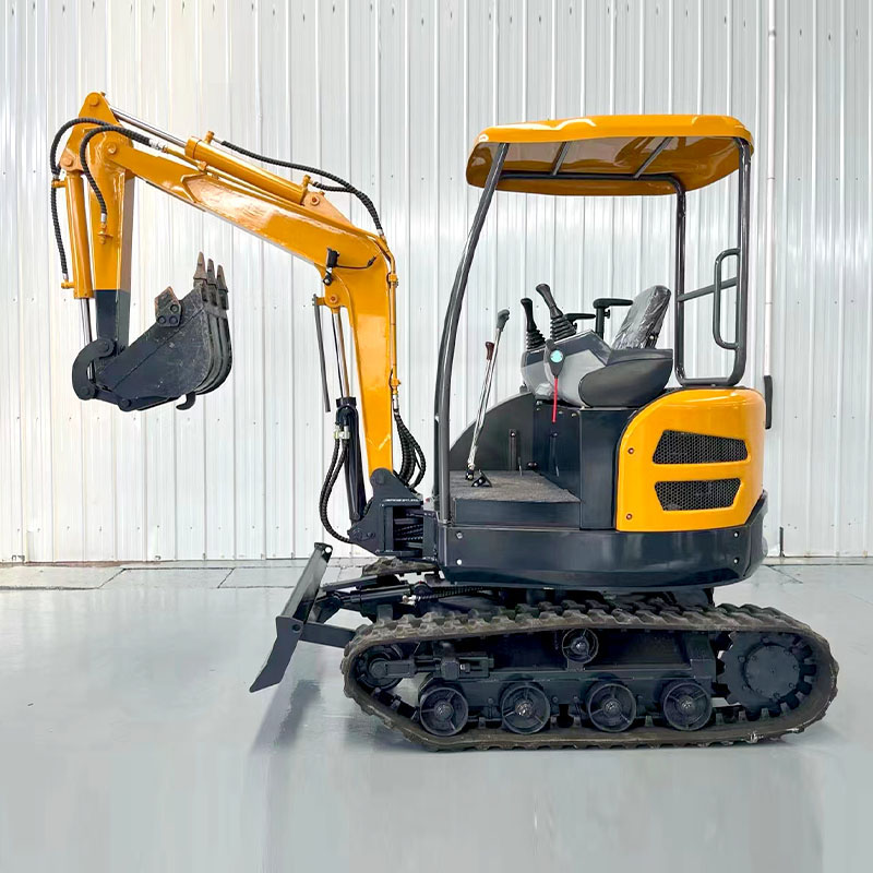 Hydraulic Small Track Transporter Backhoe Loader