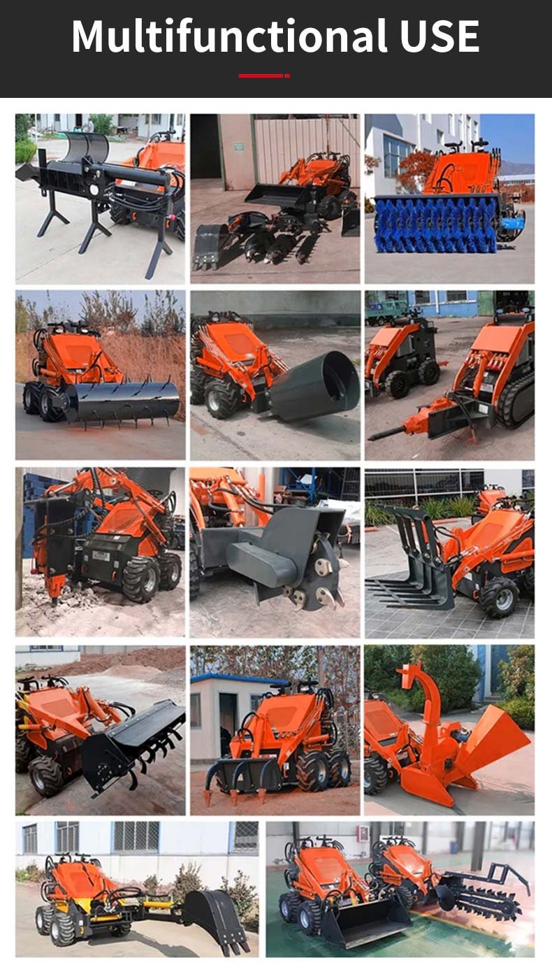 Mini Skid Steer Loader With Spare Parts For Sale