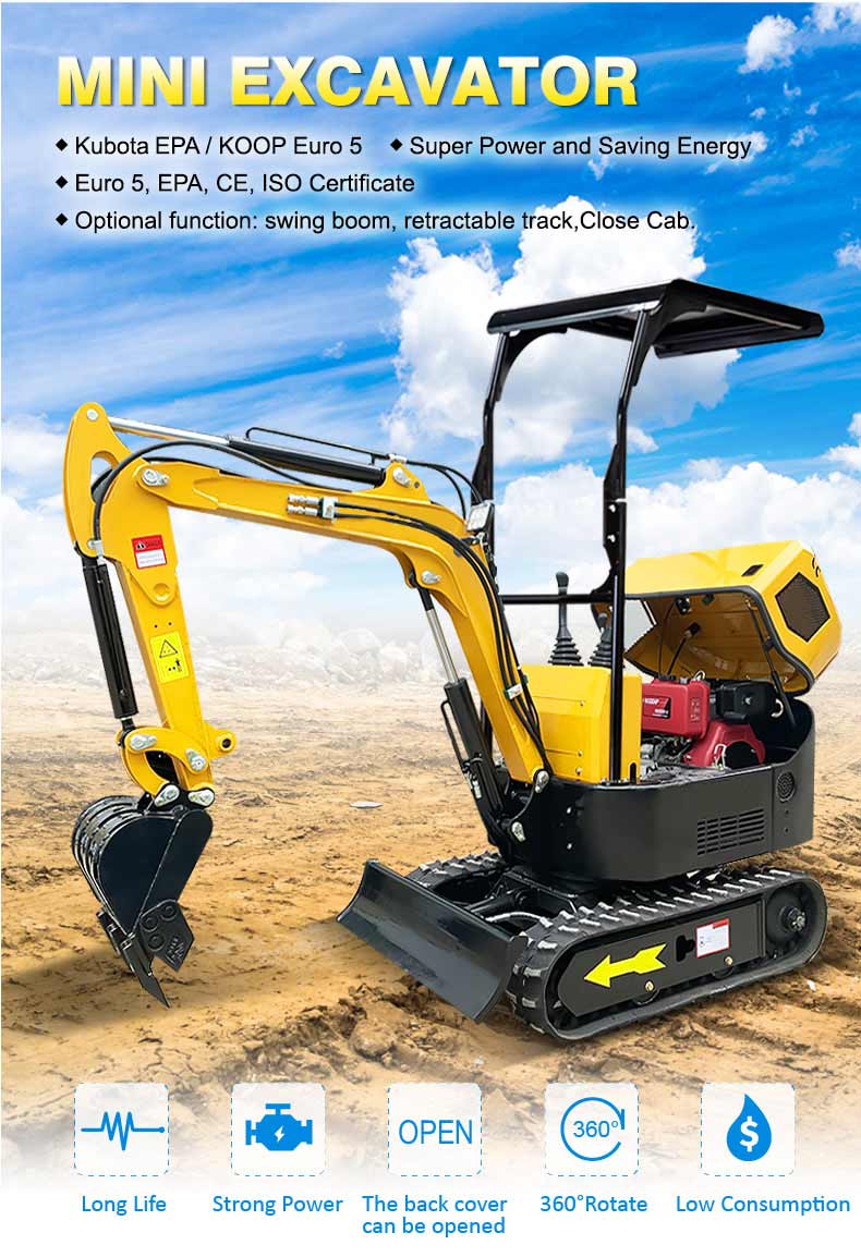 Cheap Excavator Mini Hydraulic Mini Crawler Excavator 