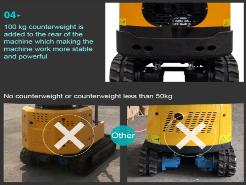 1 Ton Hydraulic Crawler Excavator 