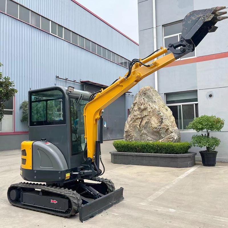 Hydraulic Small Track Transporter Backhoe Loader