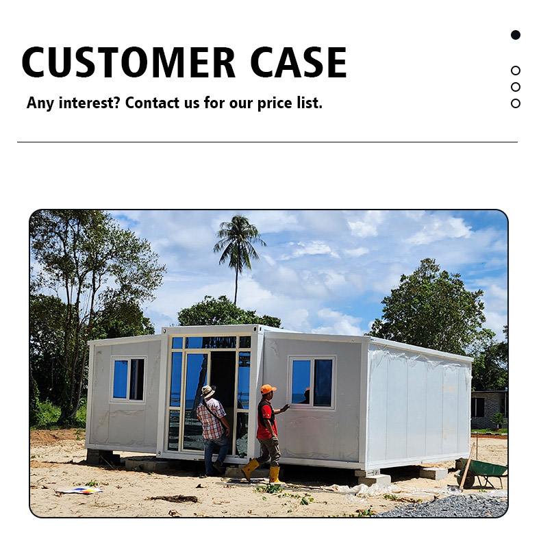 Case prefabbricate per case container in acciaio leggero in vendita