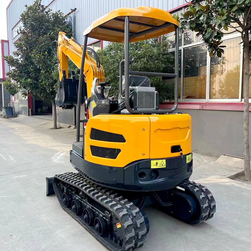 Hydraulic Small Track Transporter Backhoe Loader