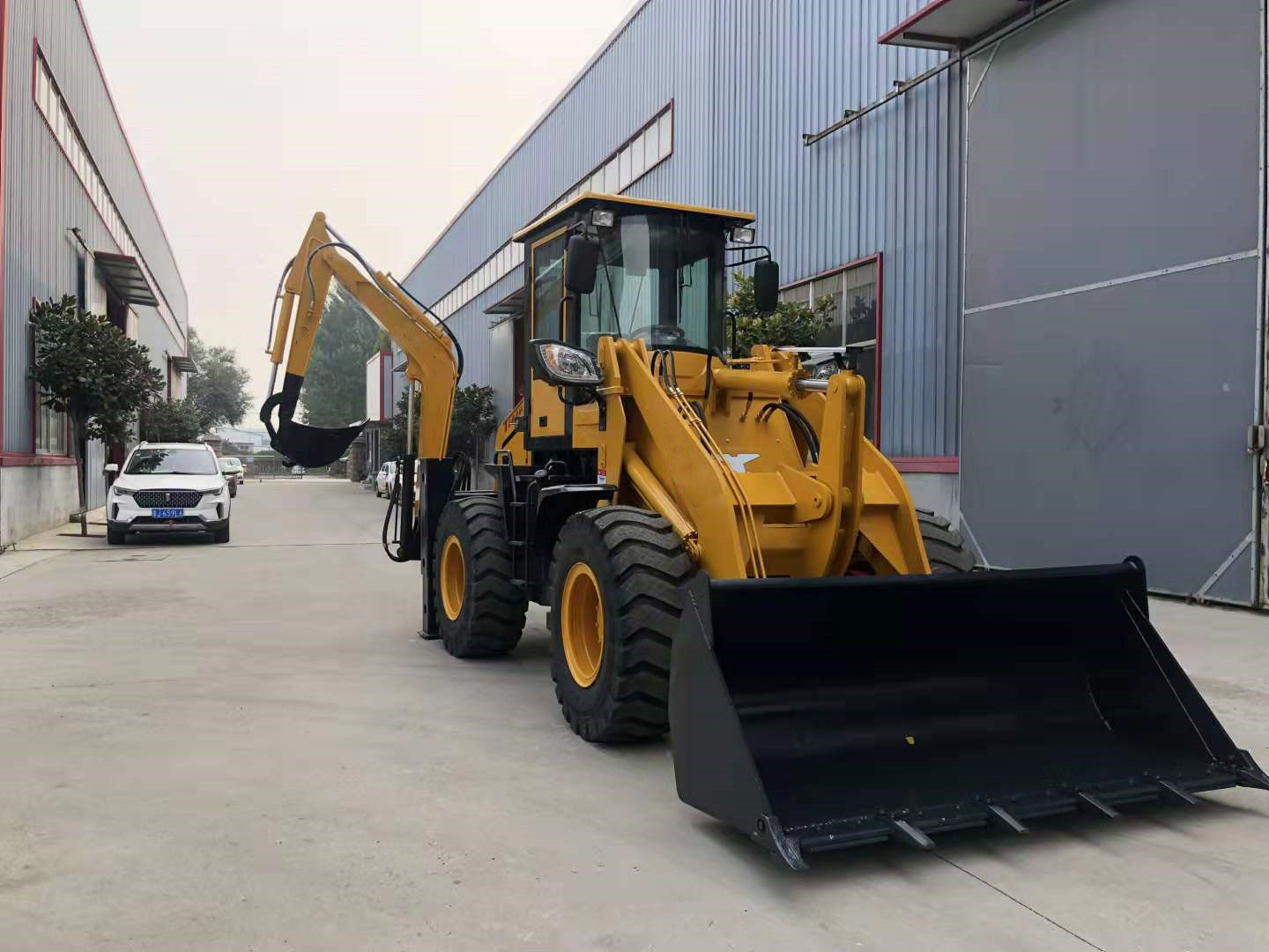 6 Ton Wheel Backhoe Loader Factory_Manufacture_Supplier - China ...