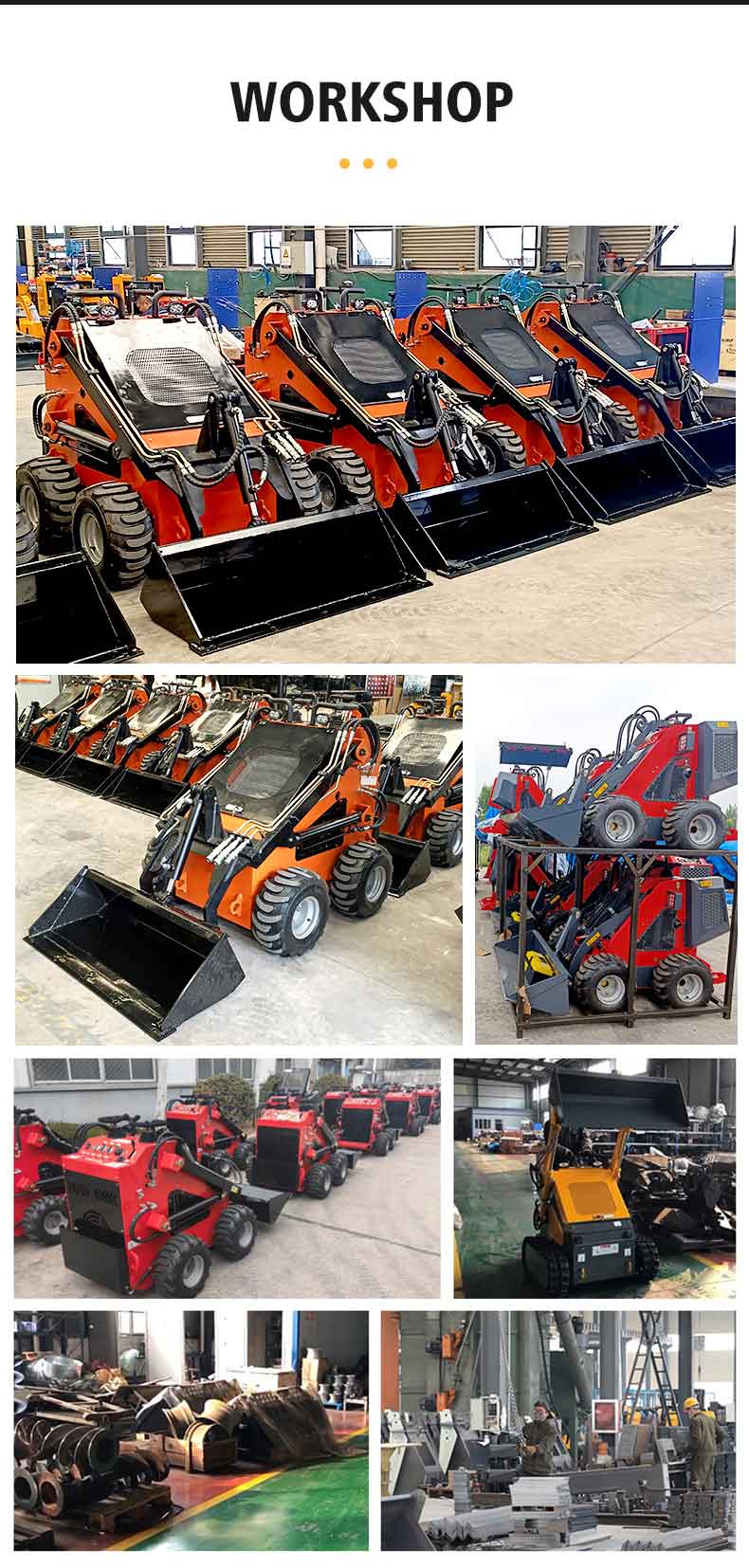 High Quality Wheel Skid Steer Loader from China